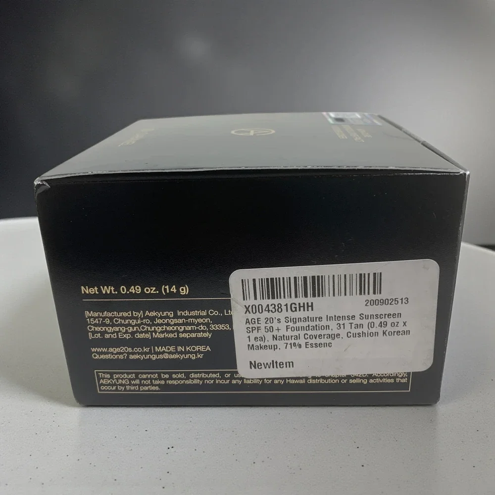 NEW Age20's Signature Essence Cover Pact Intense Cover Foundation 29 Caramel NIB